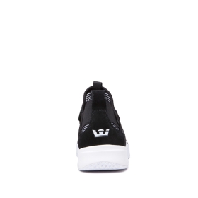 Supra Mens TITANIUM Black/white Trainers | CA-87797